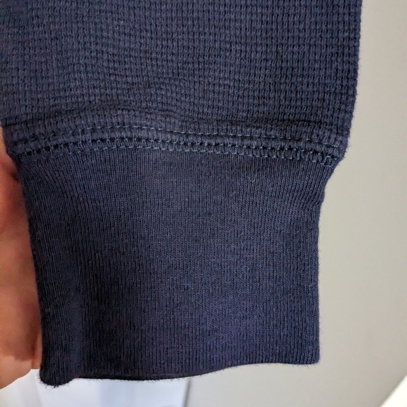 Polo Ralph Lauren sleepwear Men's Blue Long Sleeve Waffle Knit top - Size L - Picture 6 of 6